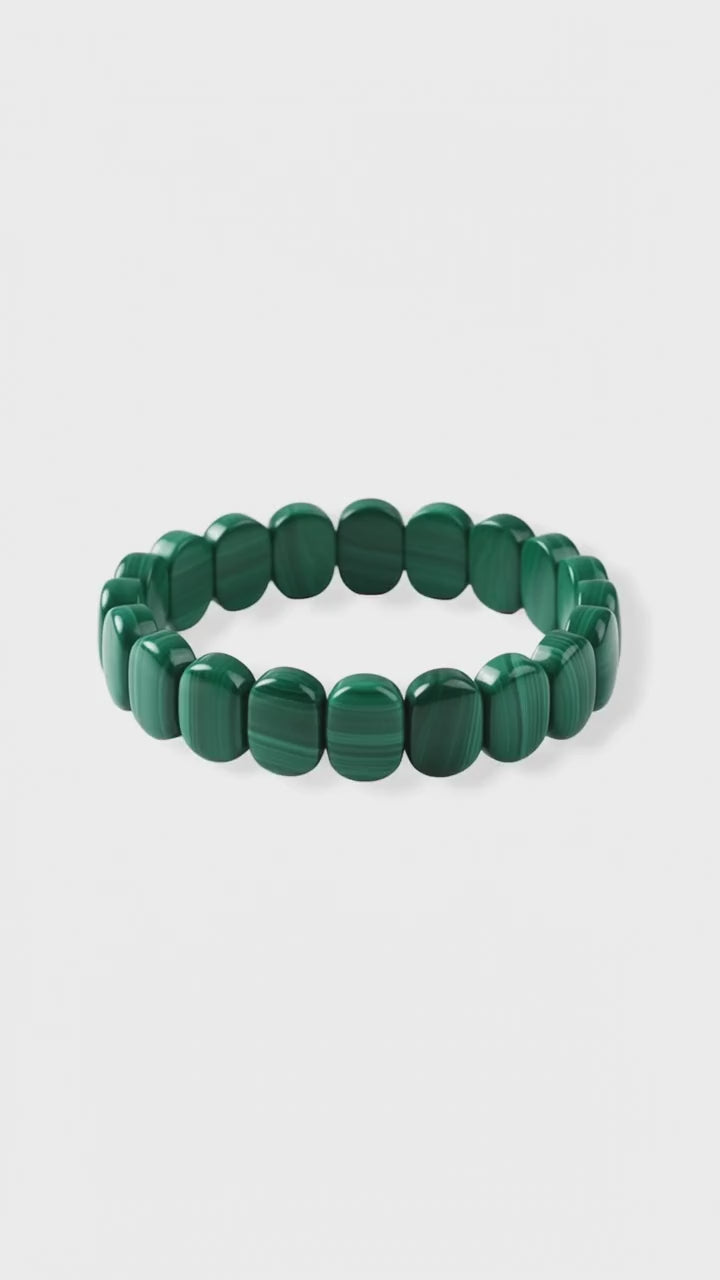 Malachit Armband - Lebendige Optik CrystalScents
