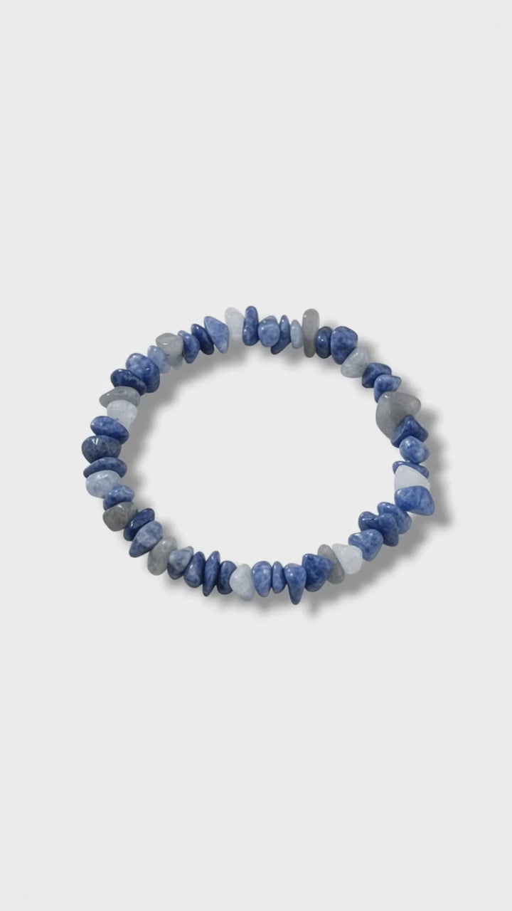 Sodalit Splitterarmband – Fokus & innere Ruhe CrystalScents