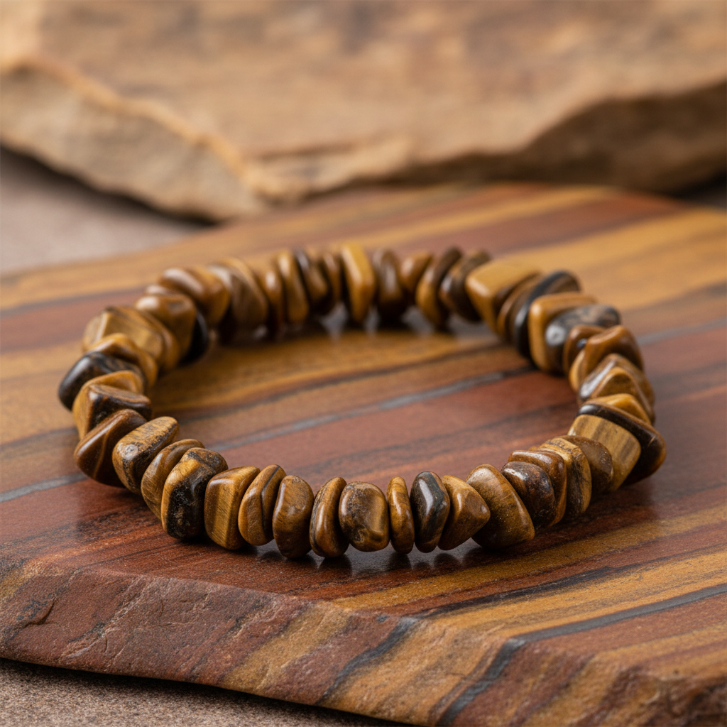Tigerauge Armband Close-up 1